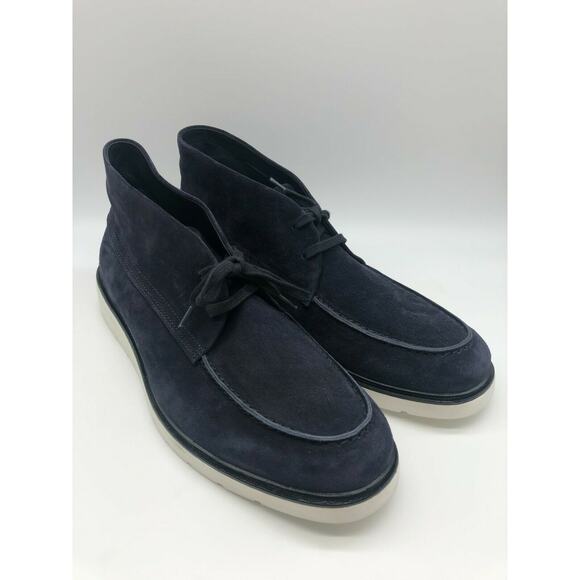 Vince Men's Wayde Suede Chukka Boot Coastal Navy Blue Size US 9.5 $295 - Picture 5 of 12